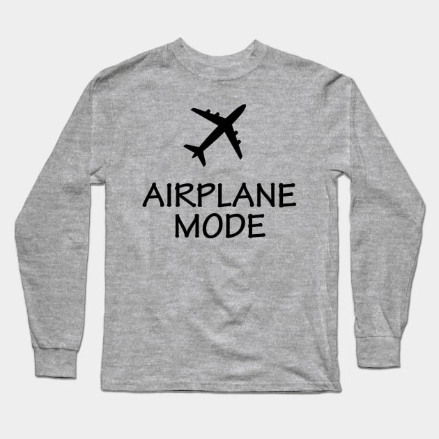 Airplane Mode - Travel Long Sleeve T-Shirt by amalya